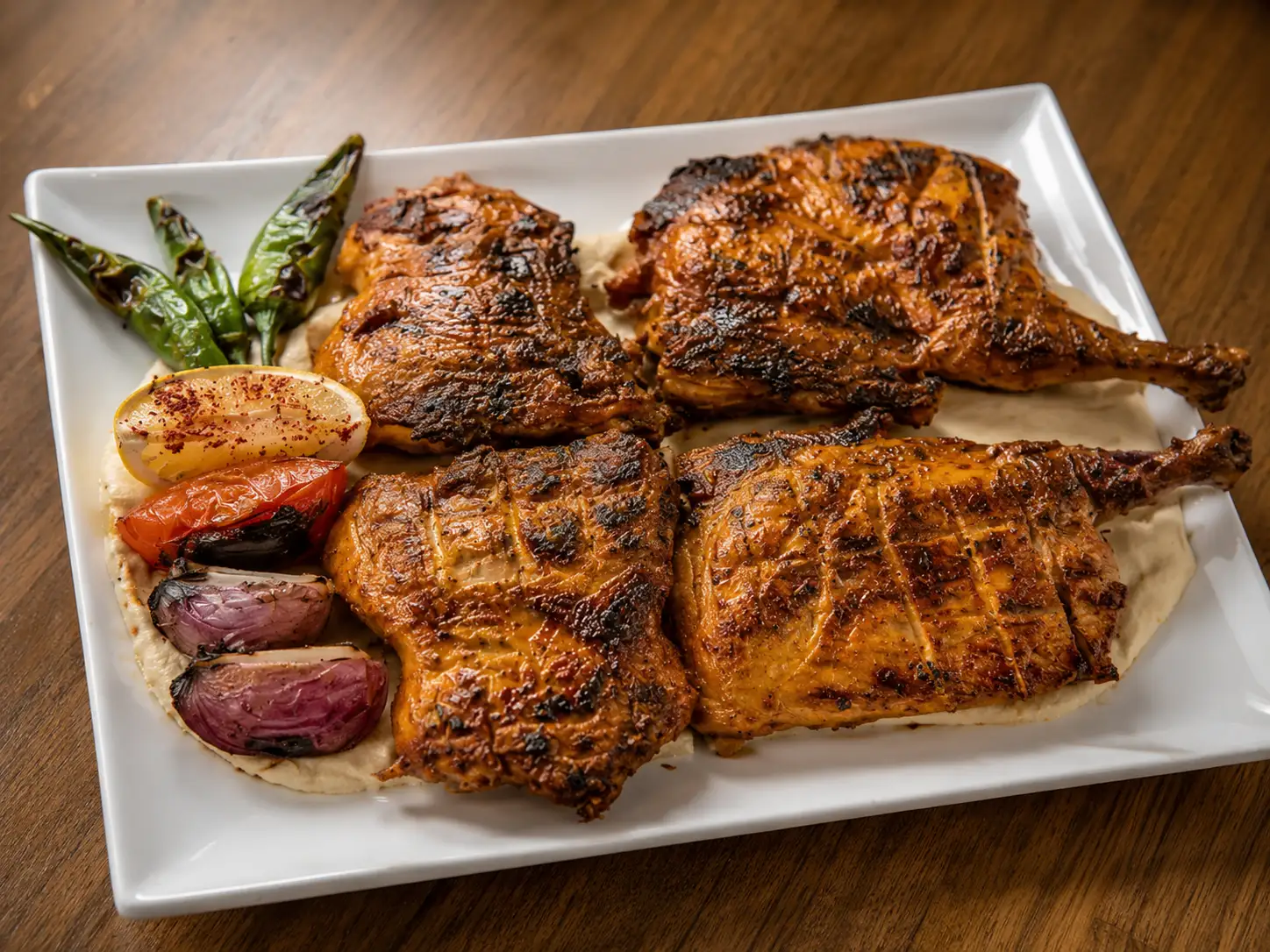 Generous serving of full Alfaham chicken