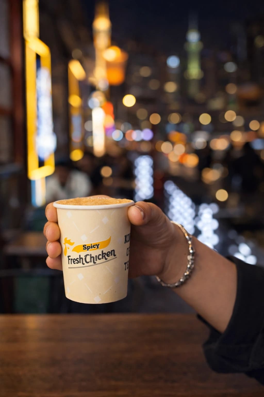 Freshly brewed hot beverage