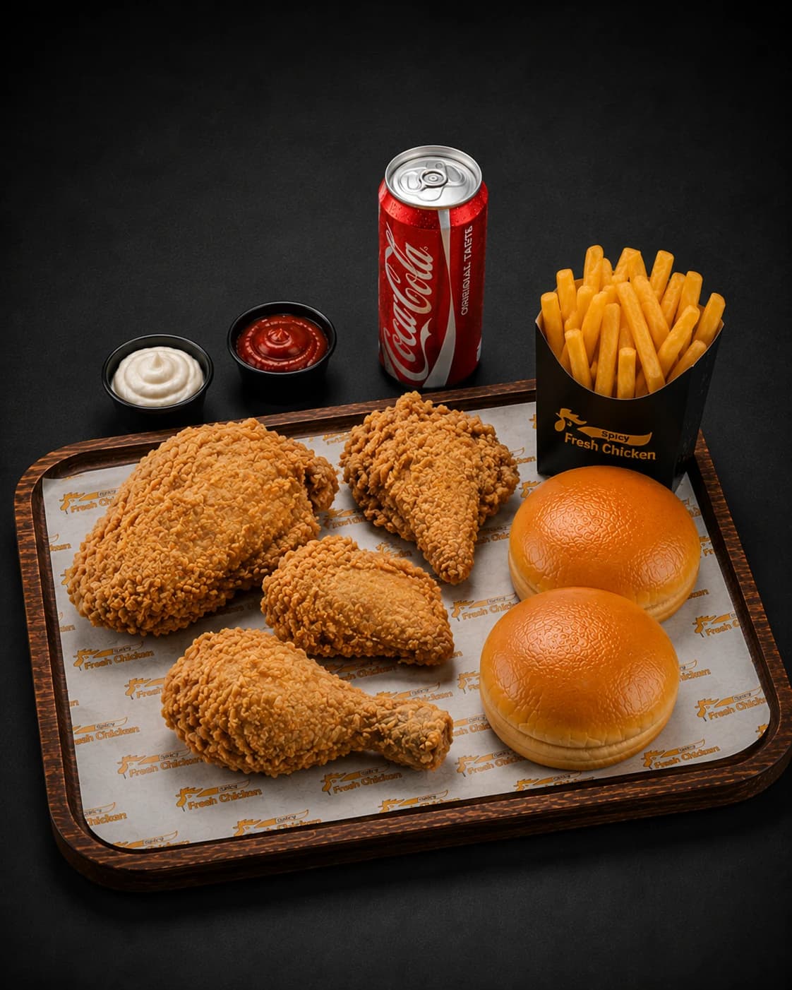 Jumbo Meal (Broasted)